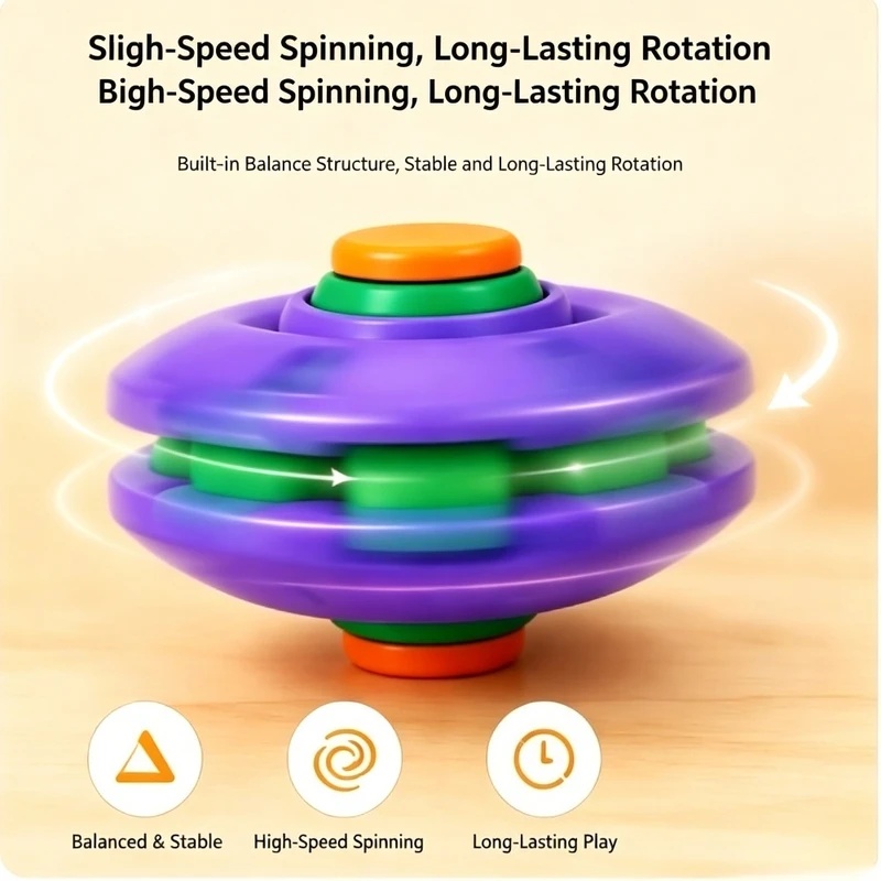 Novelty Gifts - 1 unidade de fidget spinner transformável,