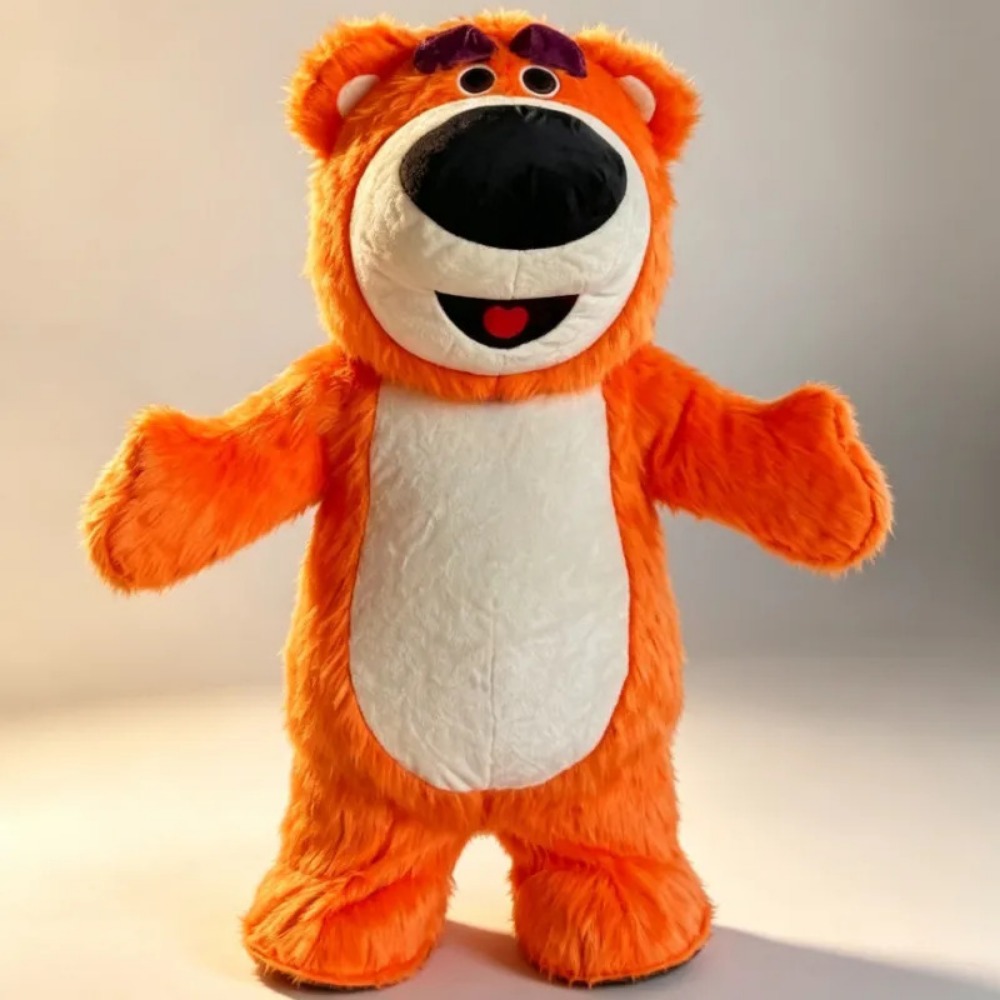 Costumes - Fato de mascote de urso laranja