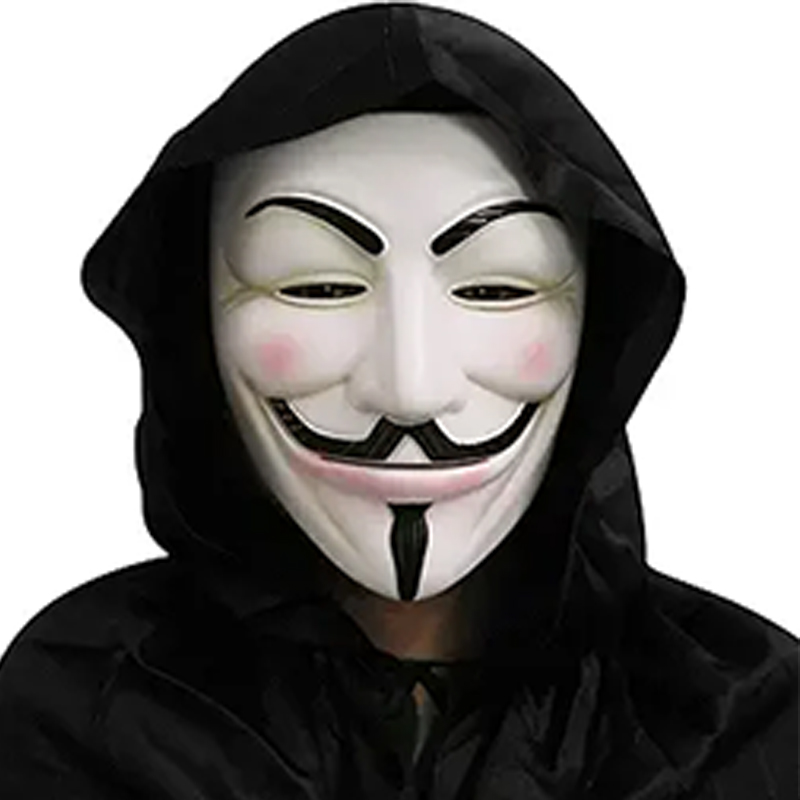 Led Purge Mask Halloween - Máscara LED Vendetta para Decoração de