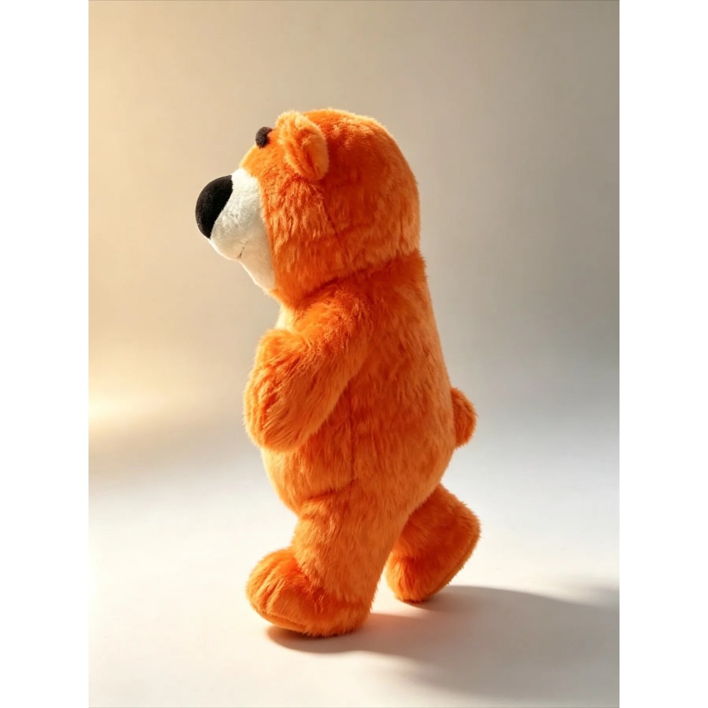 Fato de mascote de urso laranj - Costumes avaliação e preço