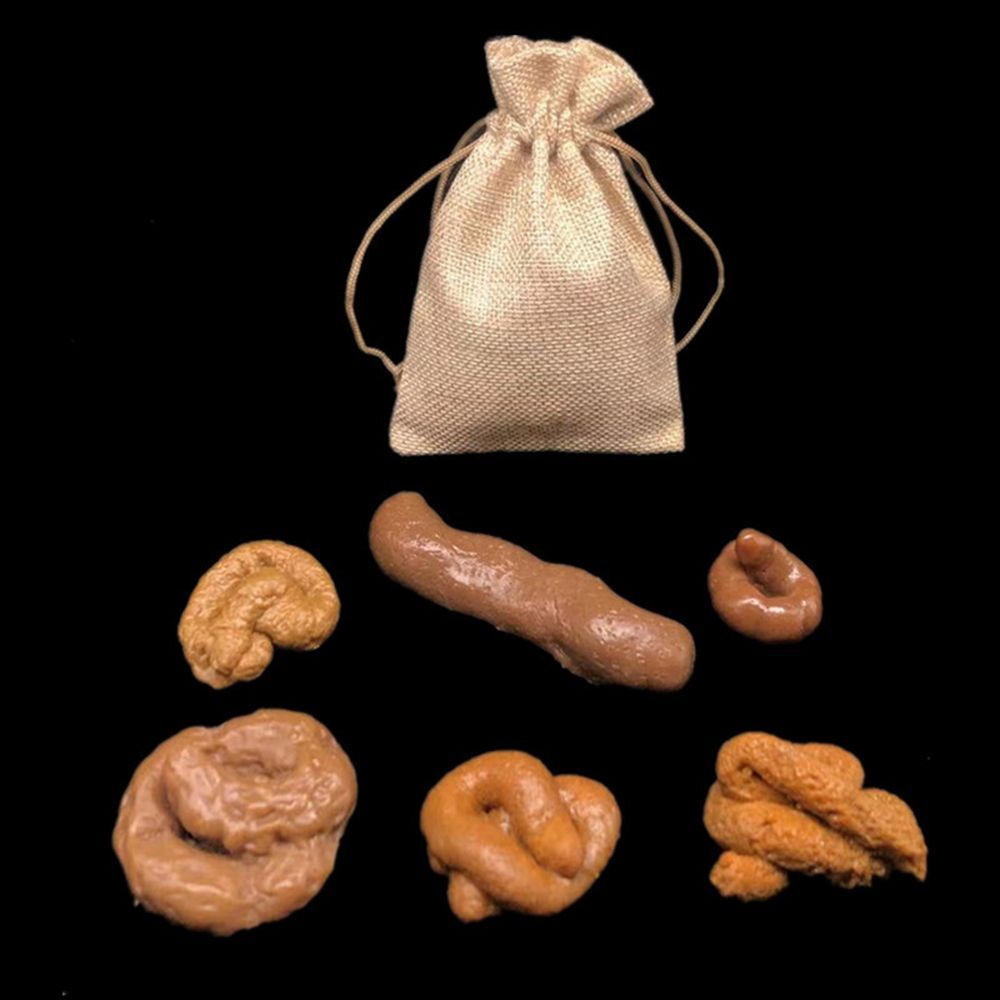 6 pçs piada gadget squish tolo - Fake Poop Gag Gift avaliação e preço