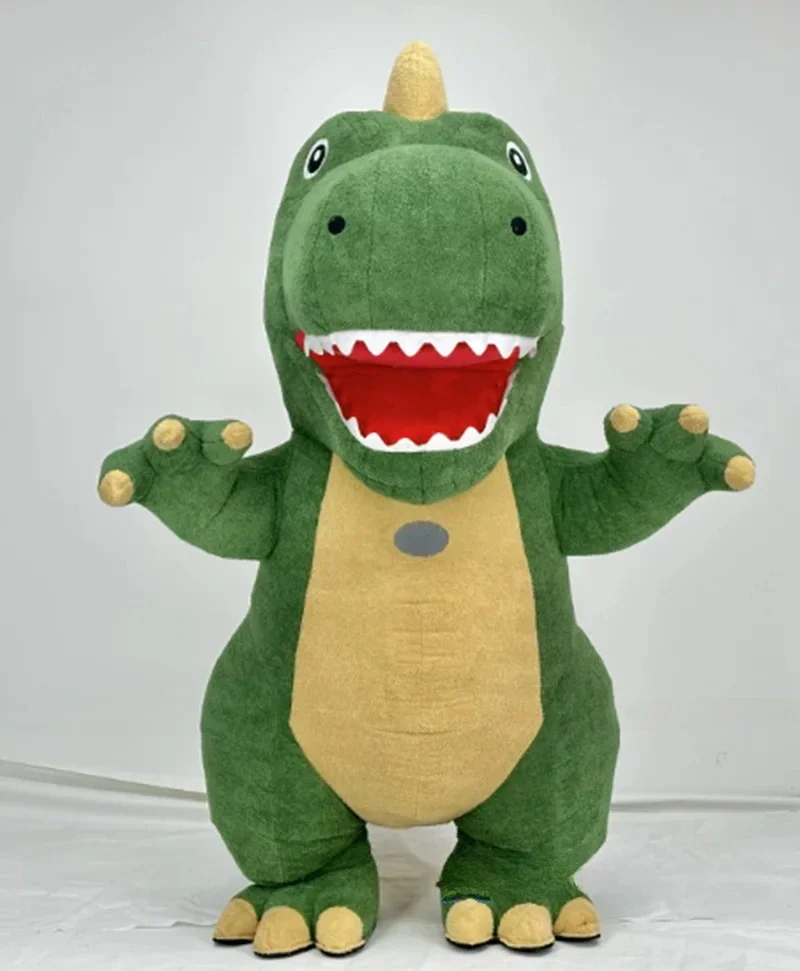 Fantasia de Mascote de Dinossa - Inflatable Dinosaur Costume Adult avaliação e preço