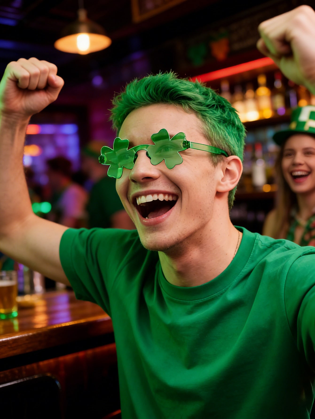 12/6/1 Par de Óculos de Trevo  - Party Supplies avaliação e preço