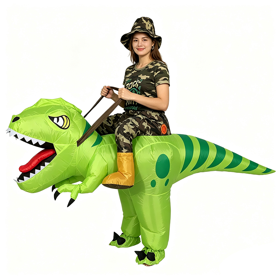 Fantasia Inflável de Dinossaur - Inflatable Dinosaur Costume Adult avaliação e preço